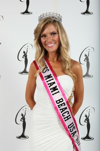 Annilie Hastey is crowned Miss Miami Beach