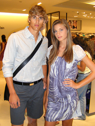 Models, Stephen and Reed, in Calvin Klein