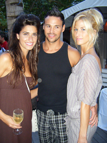 Lidiane, Scott and Lella at the Miami Fashion Week Launch Party