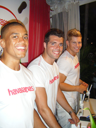 The men from Havaianas Sandals at Miami Swim 09