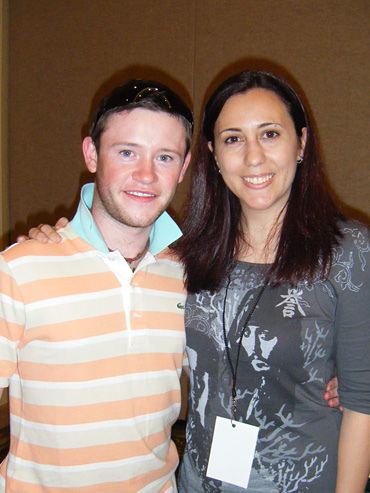 Harry Potter Star, Devon Murray, and Crystal at the Florida Super Con