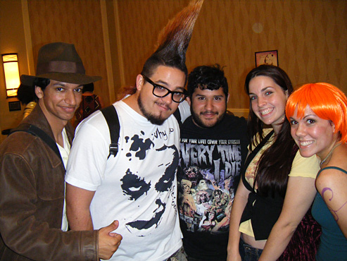 David, Ralph, Mike, Natalie and Jenny at the Florida Super Con