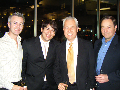 David, Enrique, Pepe and John at the Emeshel Grand Opening