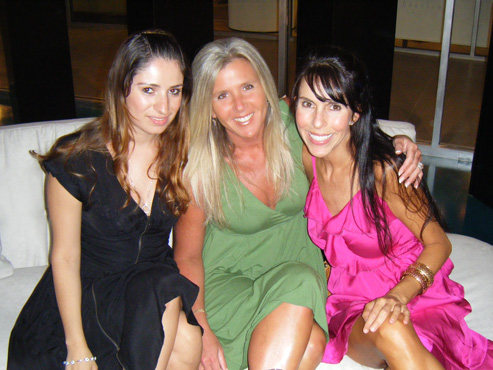 Barbara, Heather and Wendy enjoy a break together