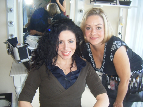 Sabricia with Makeup Artist, McKenzie Ramirez from MJ Makeup Artistry